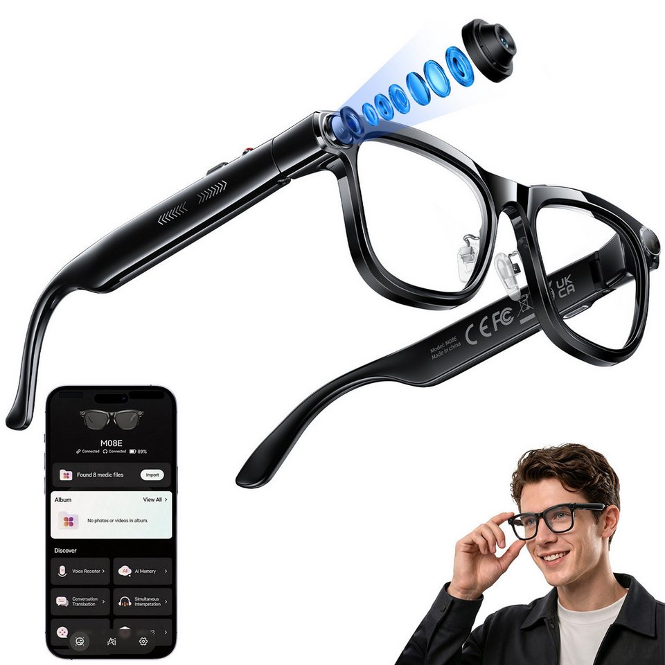 Photography Lighting Indoor - AI Smart Glasses met ChatGPT Real-Time