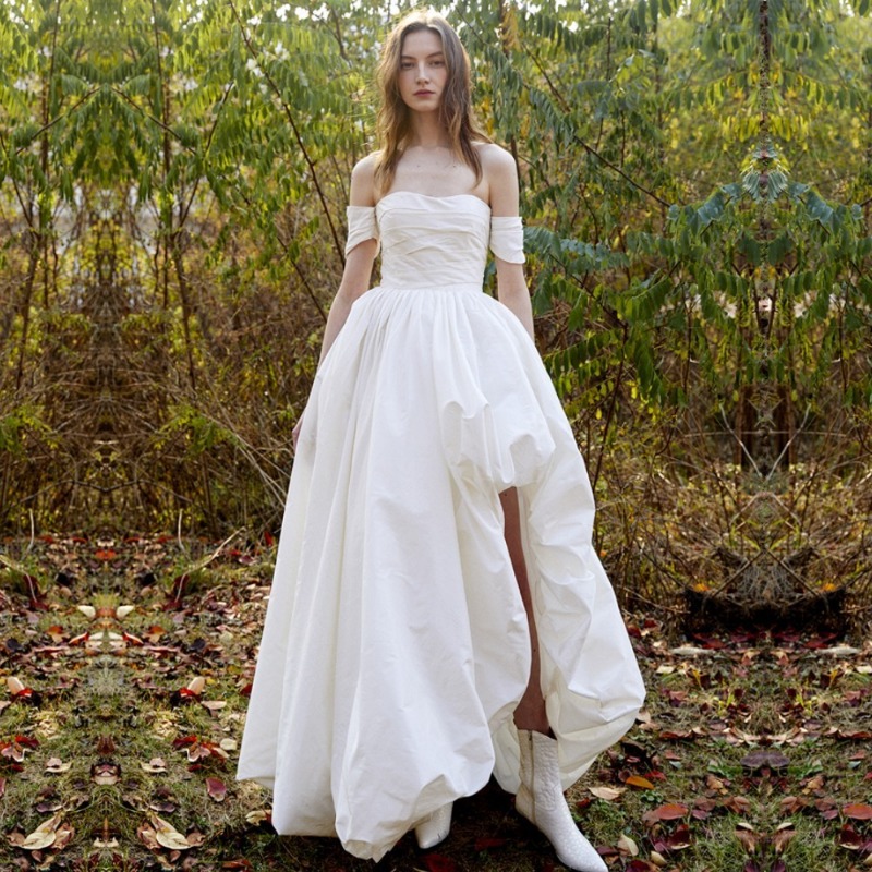 Photography Natural Lighting Basics - Een schouderloze, eenvoudige trouwjurk 2026 Nieuwe