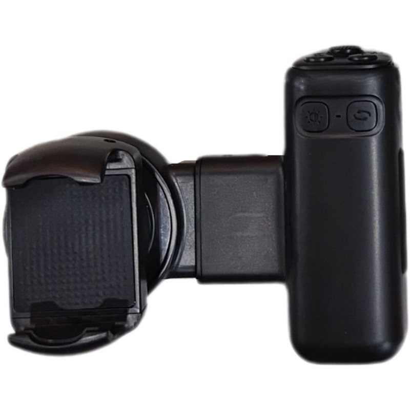 Photography Lighting Angles - FFYY-verstelbare hoekstabilisatorhandgreep met Bluetooth LED-selfielamp, telefoongreep