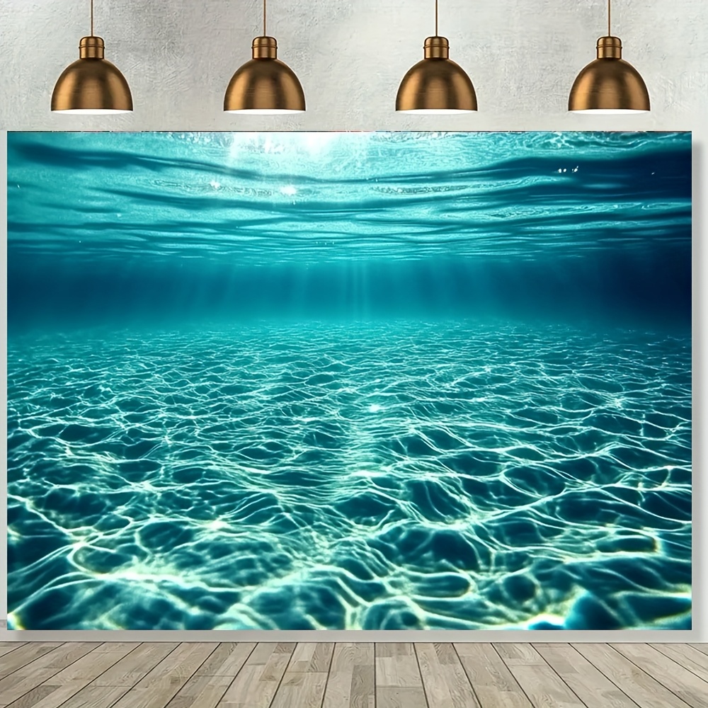 Photography Lighting Design - 1 stuk, 100% polyestervezel aquariumachtergrond, lichtgroen