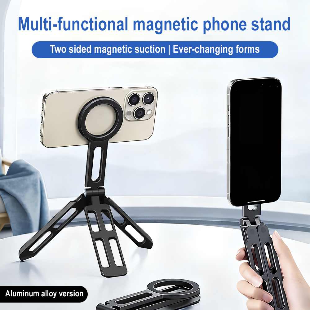 Photography With Lighting - Magnetische telefoonhouder Vierassige 360° ° Draaibare