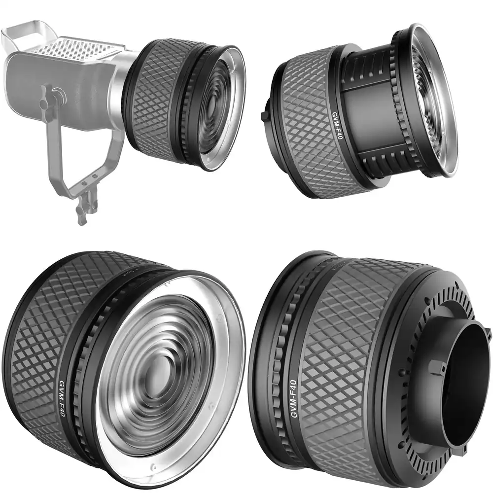 GVM Officiële F40 Fresnel-lens - Photography Lighting Design recensie en prijs