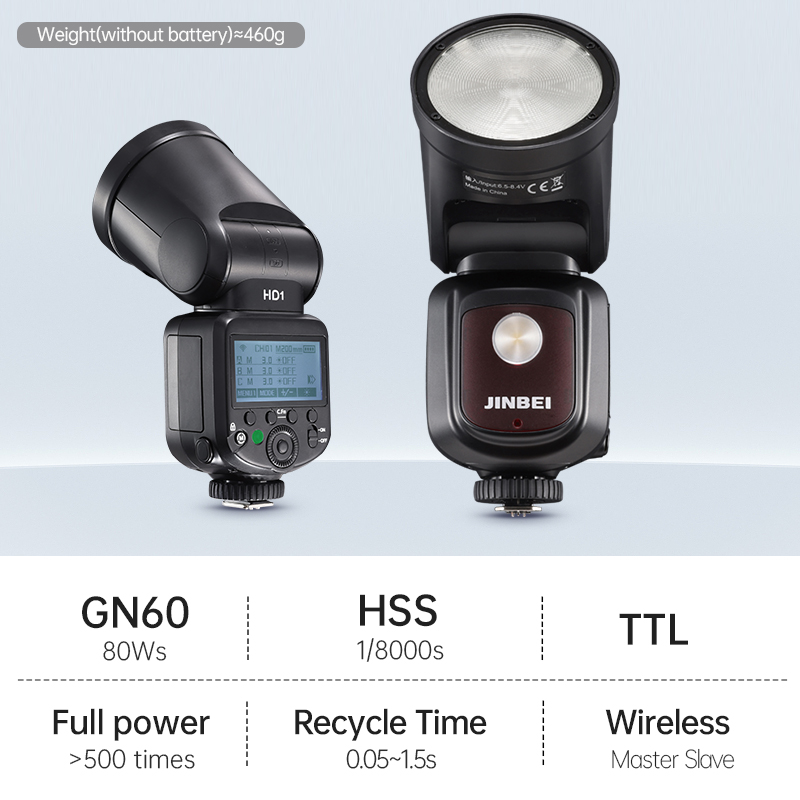 JINBEI HD-1 Ronde kop HSS Spee - Photography With Lighting recensie en prijs