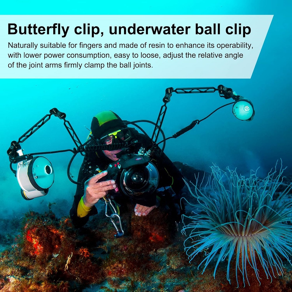Mcoplus Butterfly Clip Duiken  - Photography Lighting Essentials recensie en prijs