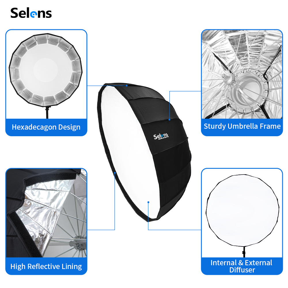 Selens 85Cm Paraplu Radar Soft - Photography Lighting Umbrella recensie en prijs