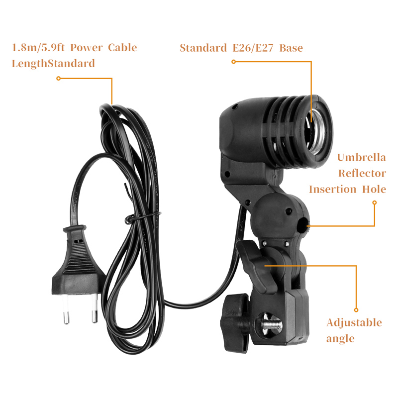1.8M Kabel Cord Gloeilamp Stan - Photography Lighting Umbrella recensie en prijs