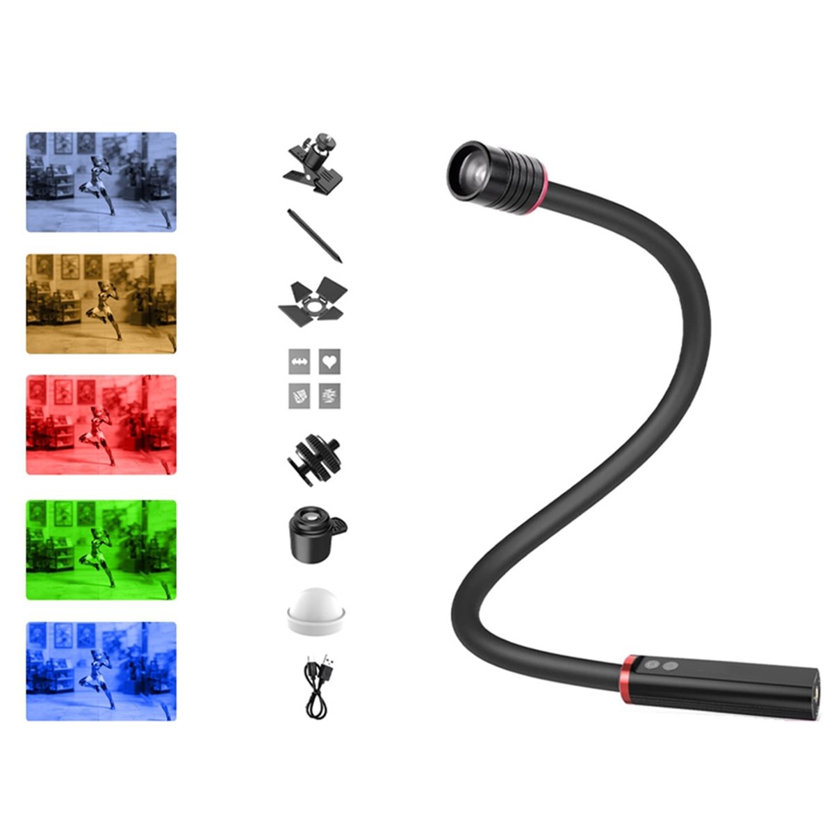 M05K LED-lamp voor macrofotogr - Photography Lighting Angles recensie en prijs