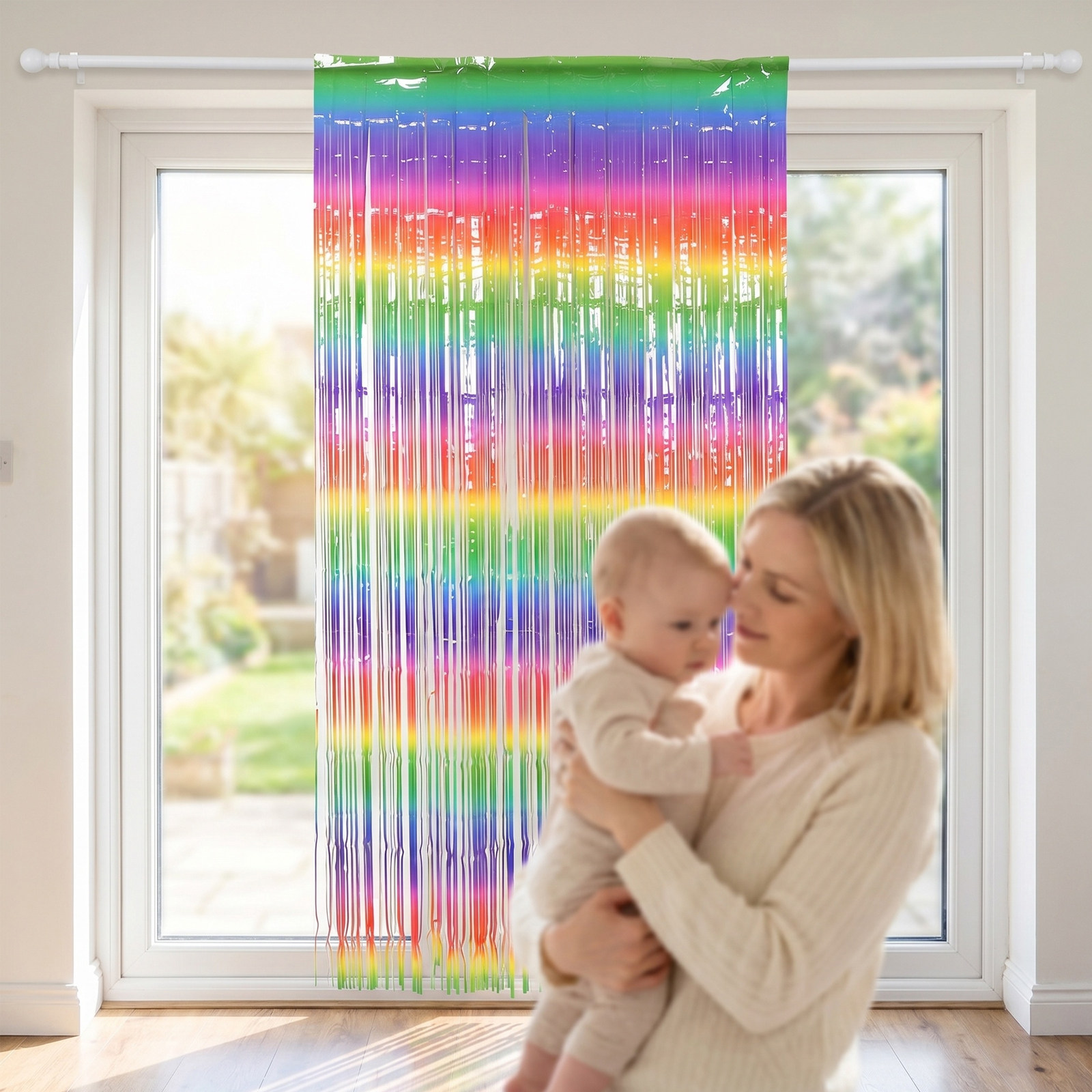 2 Stuks Regenboog Foliegordijn - Photography With Lighting recensie en prijs