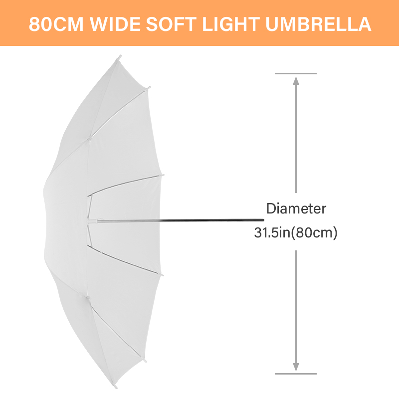 76 * 80cm X4 Transparante Witt - Photography Lighting Umbrella recensie en prijs