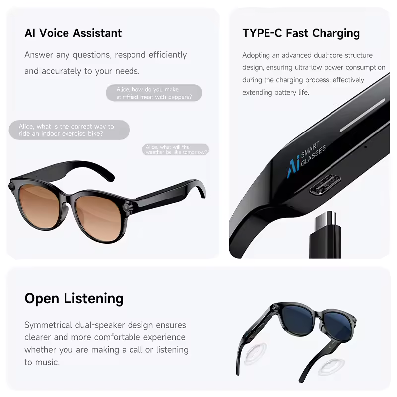 M89-S AI Smart Glasses uitgeru - Photography Lighting Indoor recensie en prijs