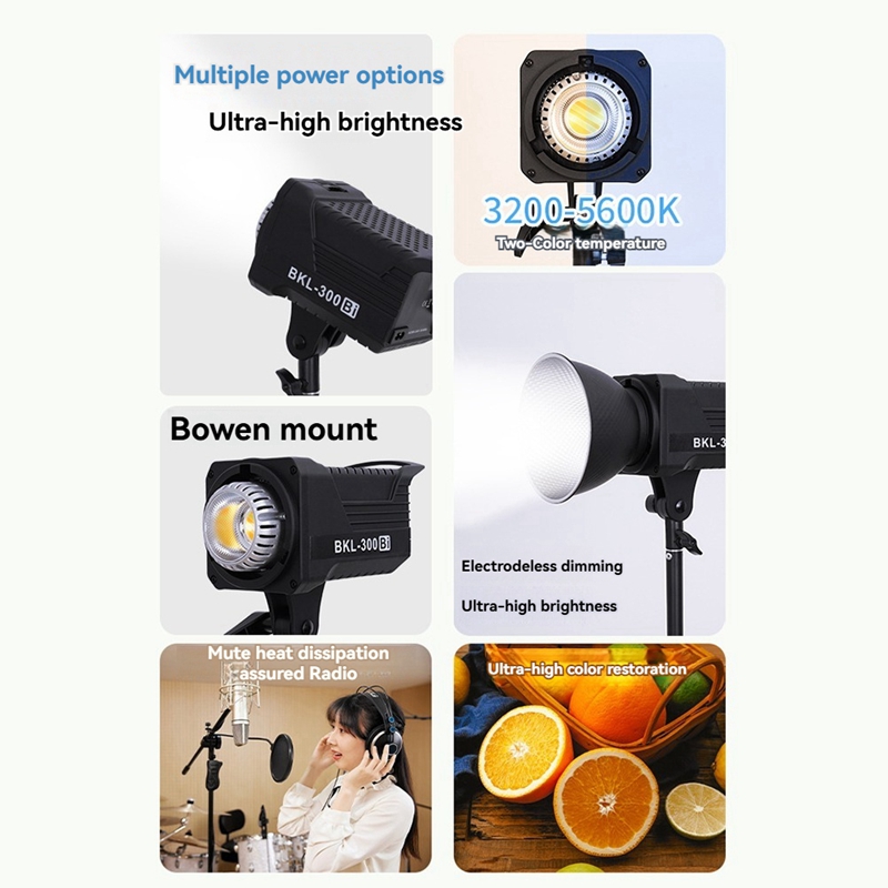 300W Bi LED-videolamp, continu - Photography Lighting Led recensie en prijs