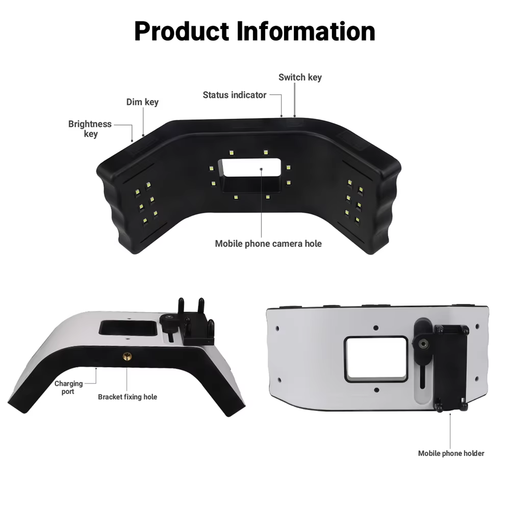 JUMTOP Tandheelkundige Fotogra - Photography Lighting Led recensie en prijs
