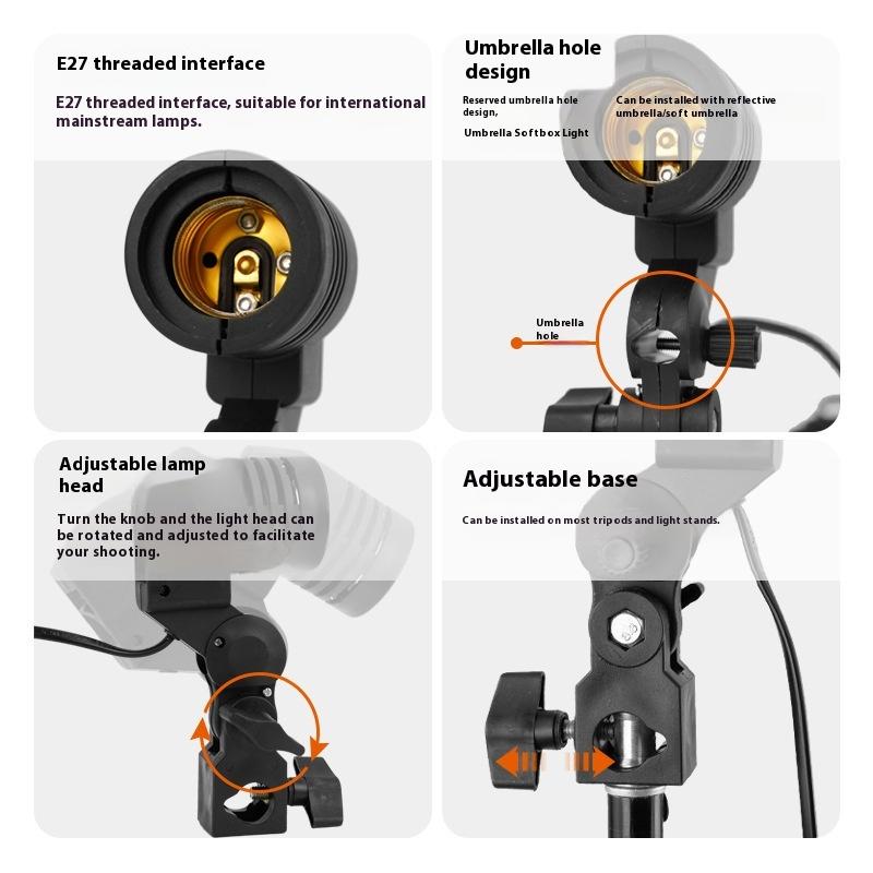 1.8M Kabel Koord E27 Socket So - Photography Lighting Umbrella recensie en prijs